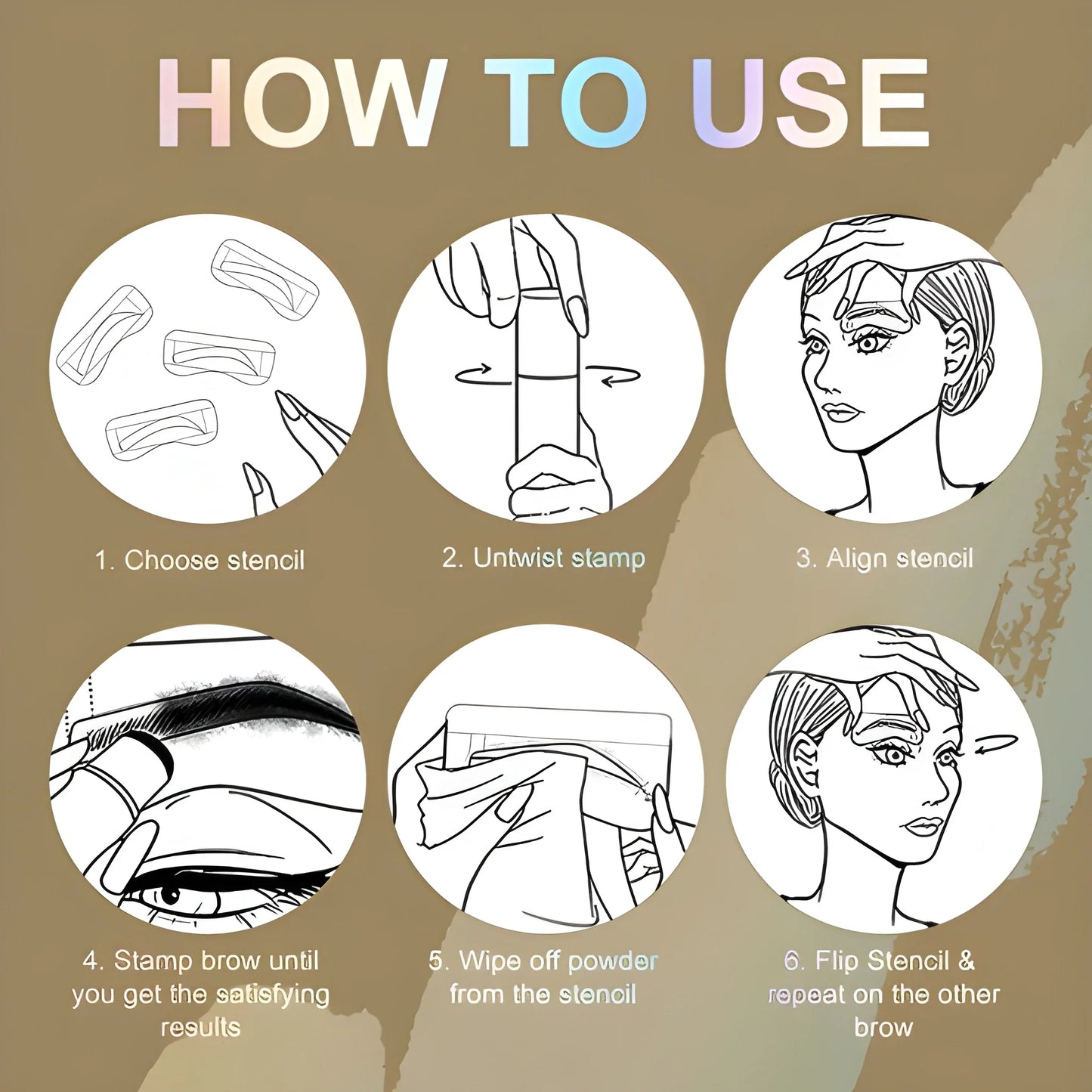 1 Second Brow Stamp Stick