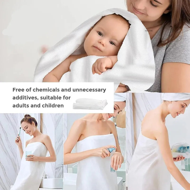 10 Pcs Compressed Bath Towel Tablets bathroom
