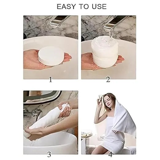 10 Pcs Compressed Bath Towel Tablets bathroom