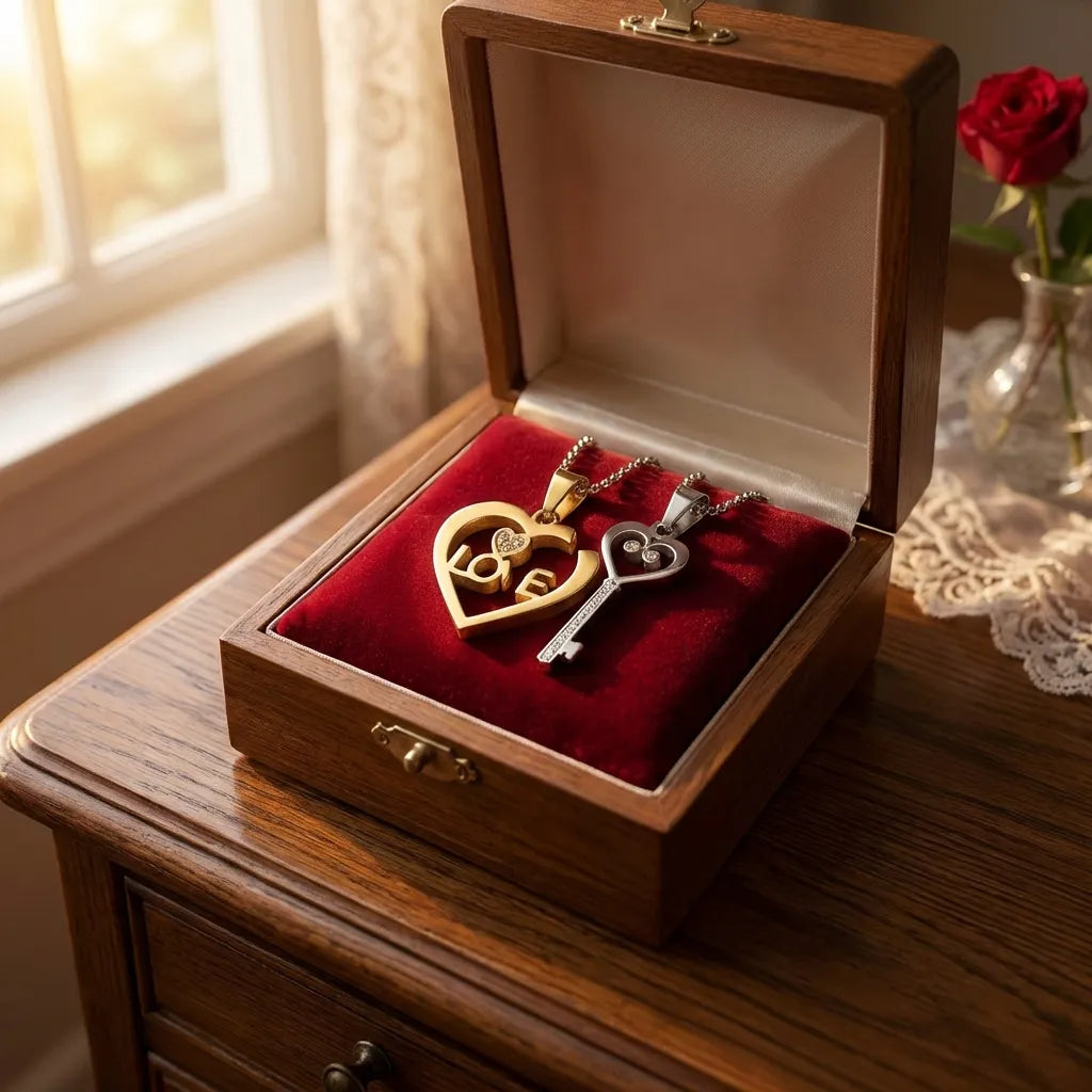 2 Piece Joining Couple Pendants