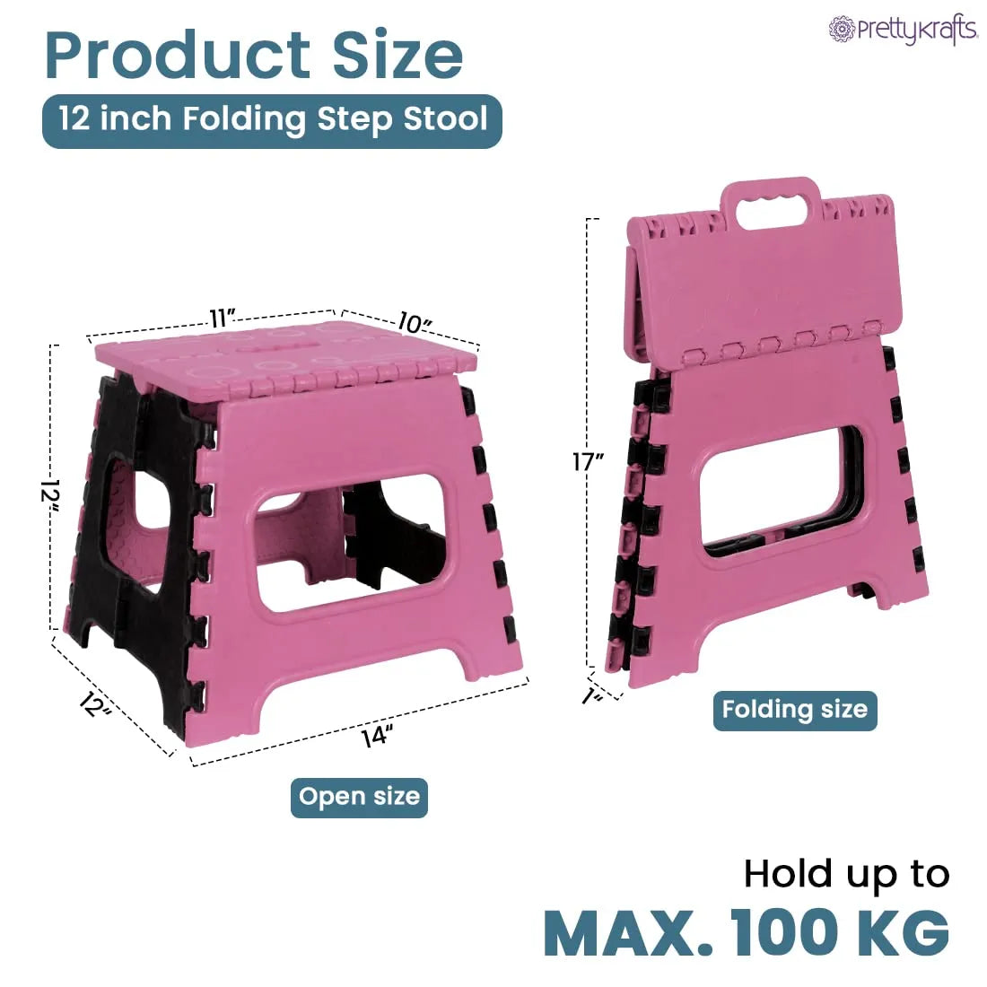 12 Inches Super Strong Folding Step Stool Home Accessories