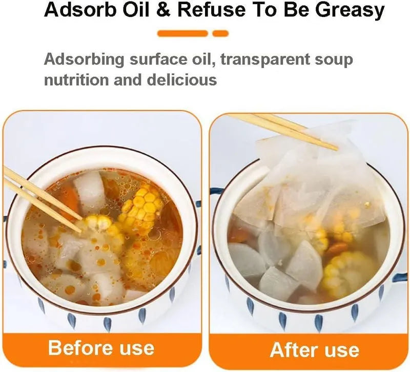 12 pcs Oil Absorption Paper Kitchenware
