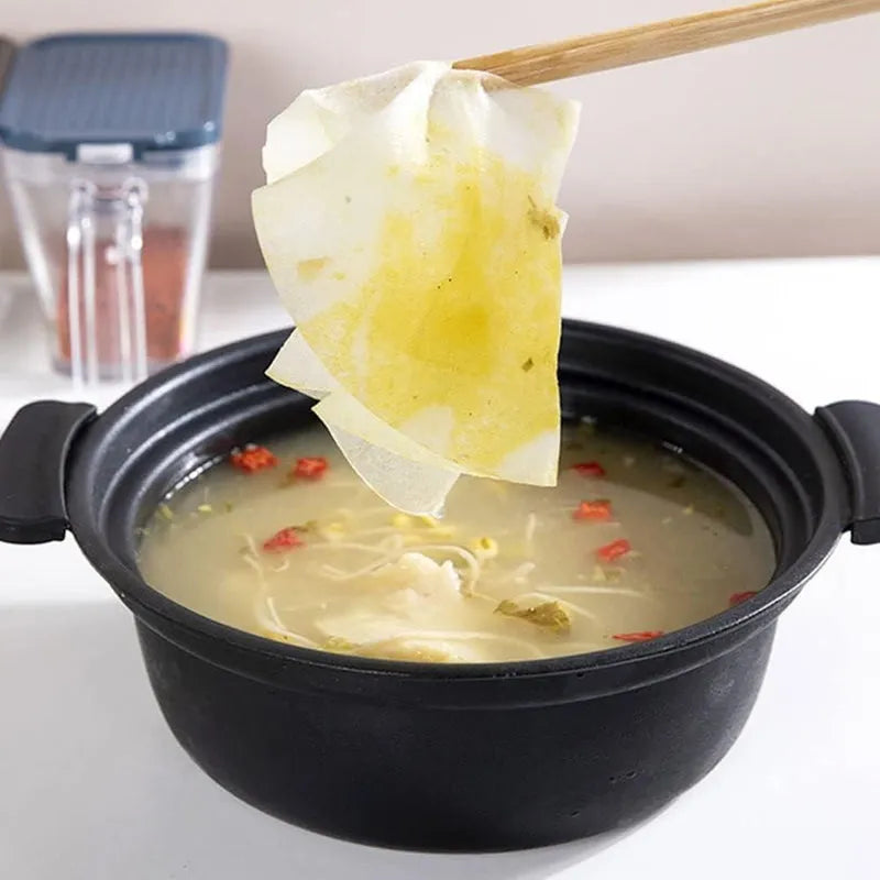 12 pcs Oil Absorption Paper Kitchenware