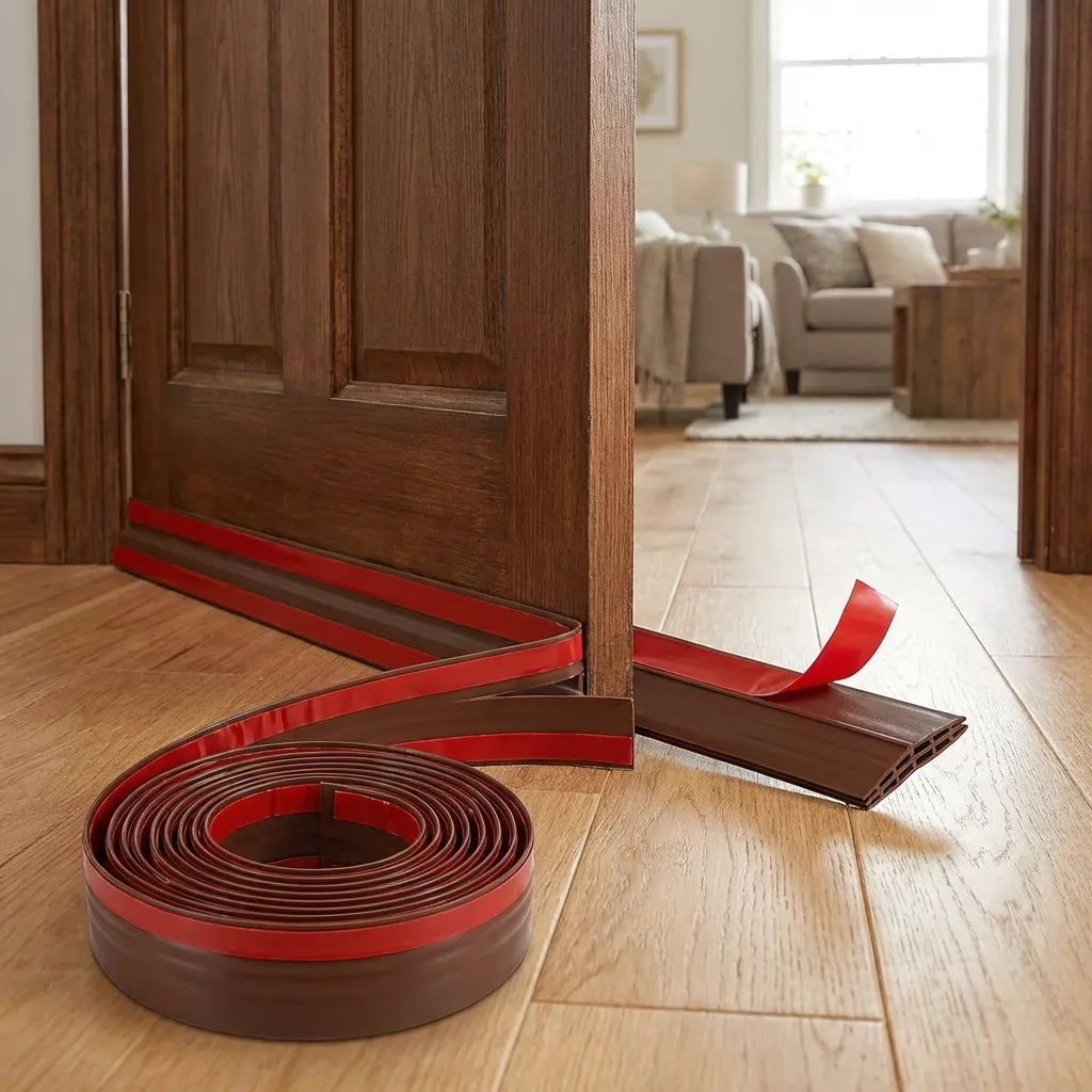 1M Self-Adhesive Wood Floor Transition Strip Tape – Easy No-Tool Gap ...
