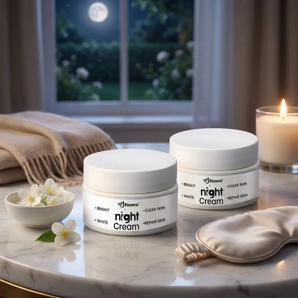 Fezora Brightening Night Comfort Cream - 50 gm (Pack of 2)