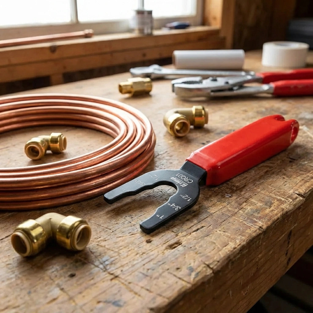 3 Size Push-to-connect Clamp Tong Tool