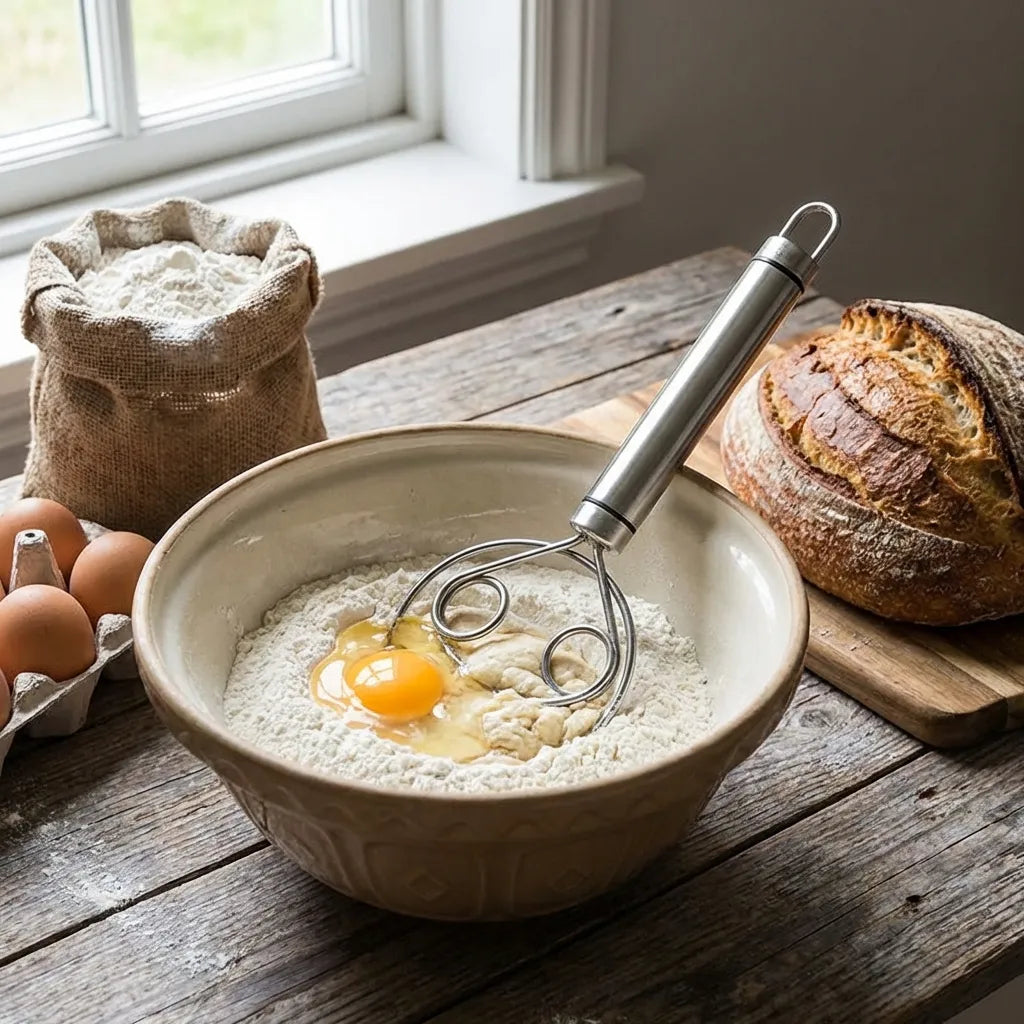 Professional Danish Dough Whisk
