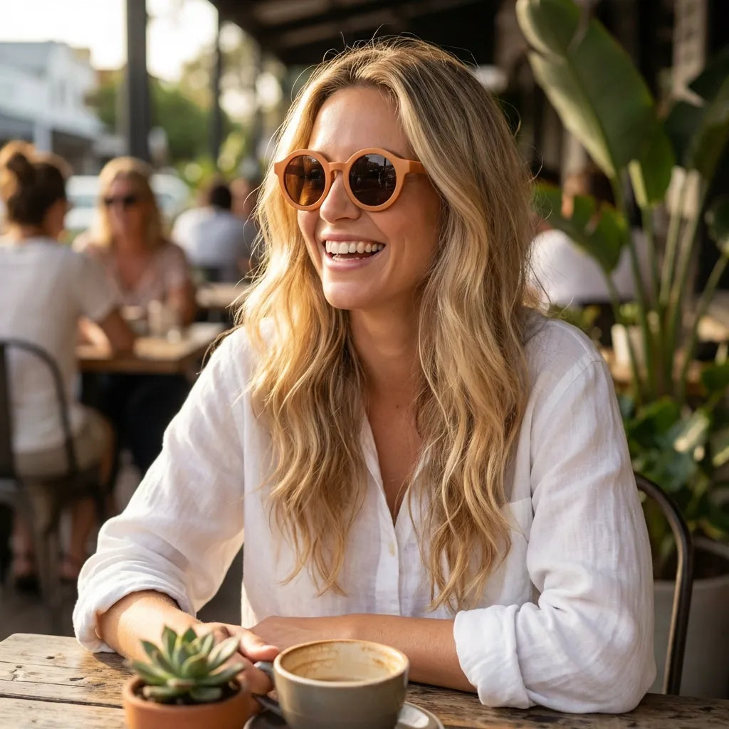 Haute Sauce Women Brown Lens Brown Round Sunglasses (Pack of 2)