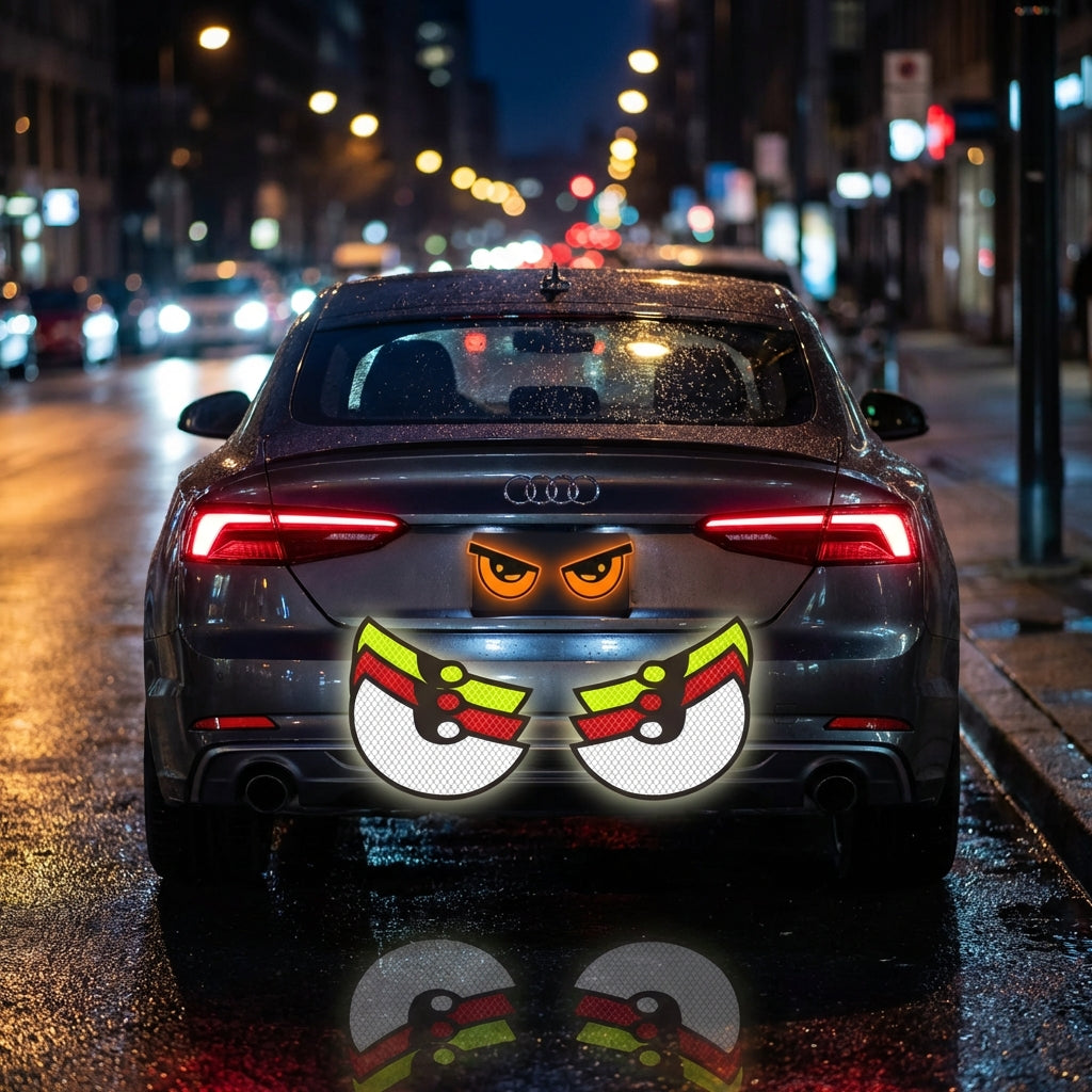 Monster Eyes Reflective Stickers