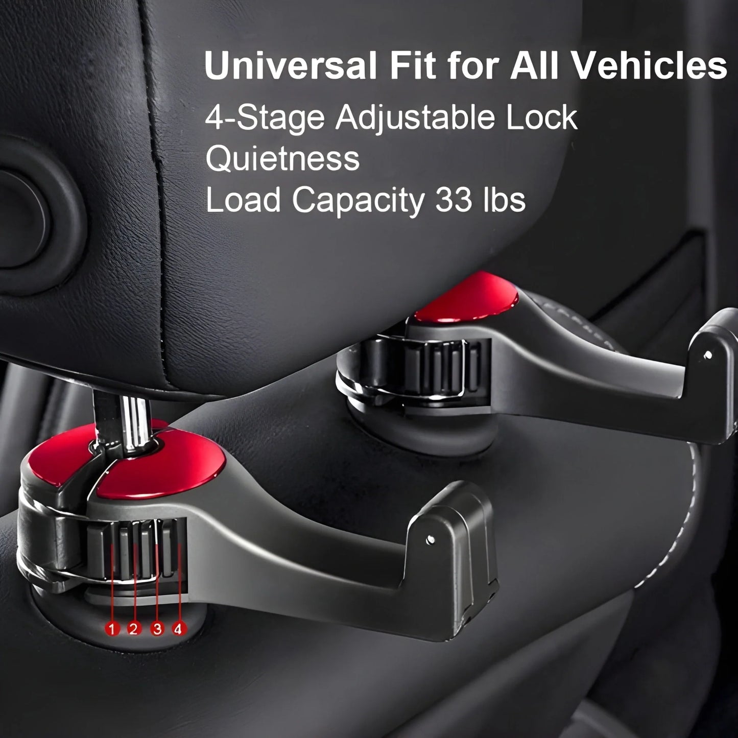 2 in 1 Car Hook Holder