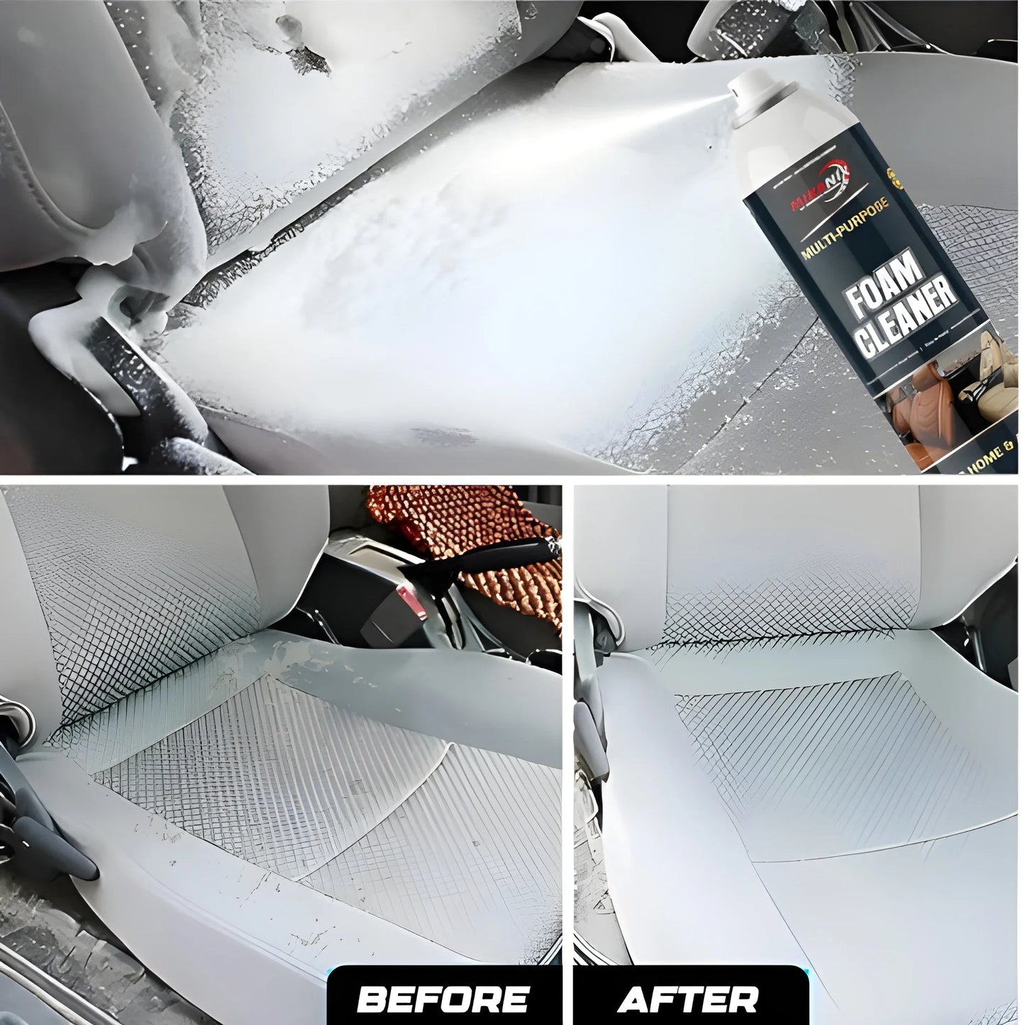 2 in 1 Foaming Car Cleaner