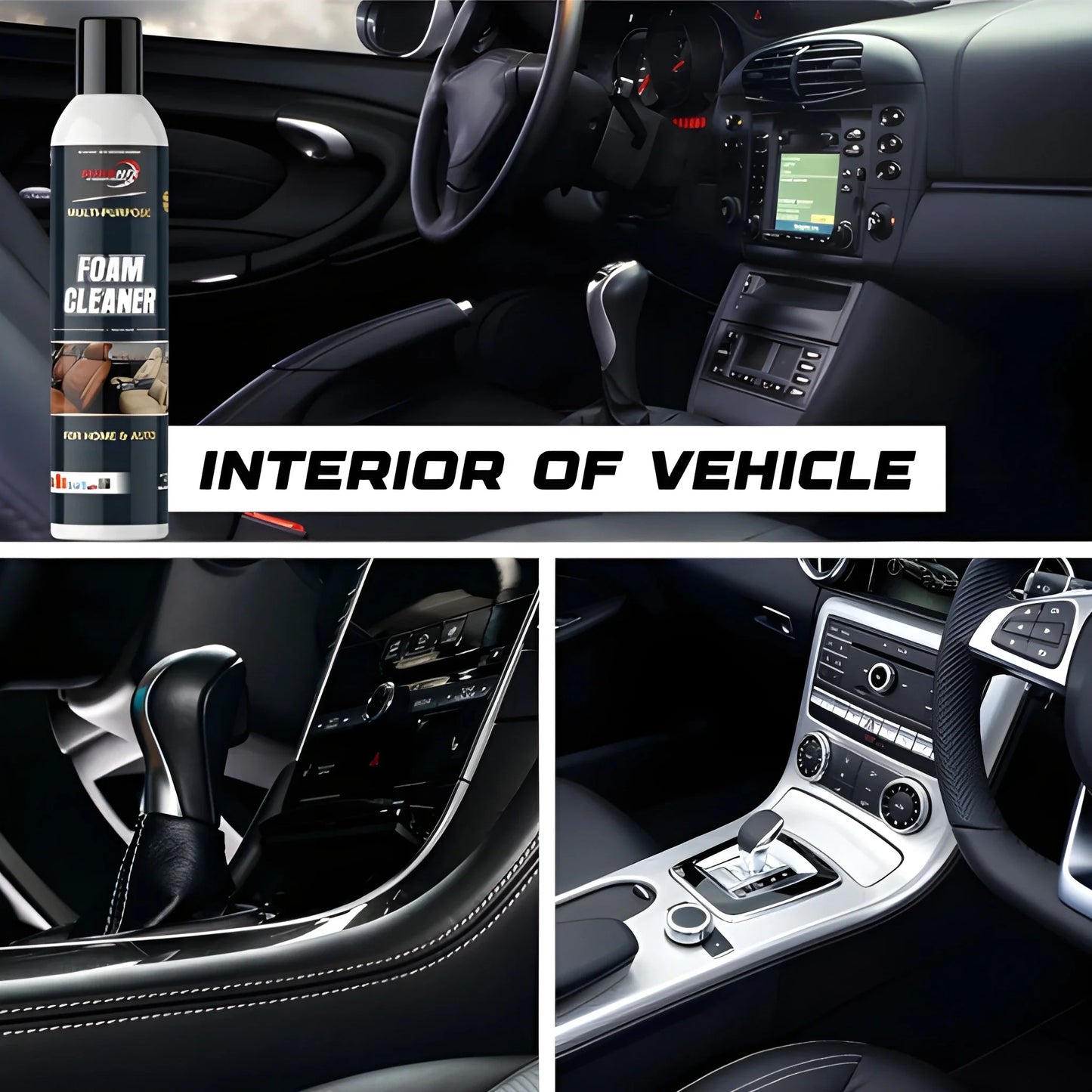 2 in 1 Foaming Car Cleaner