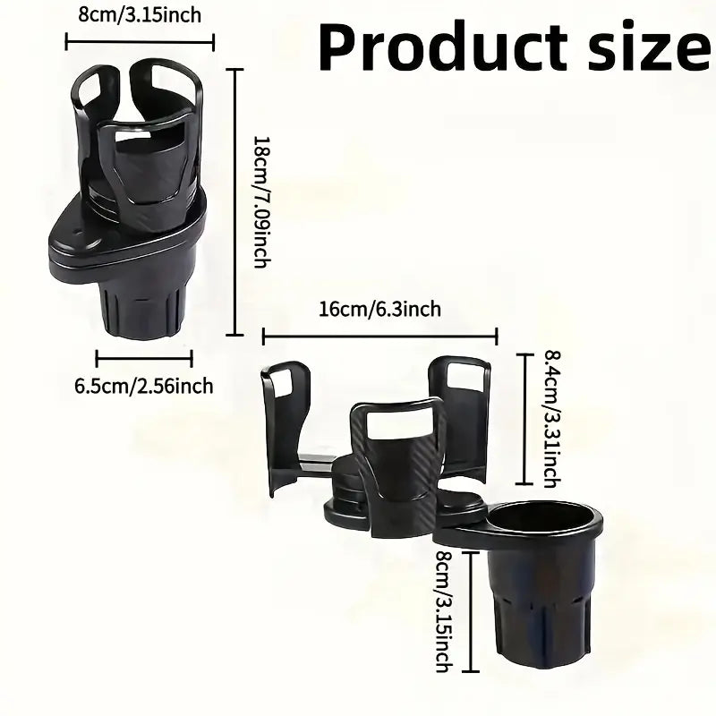 2 in 1 Multifunctional Car Drink Cup Holder Organizer car accessories