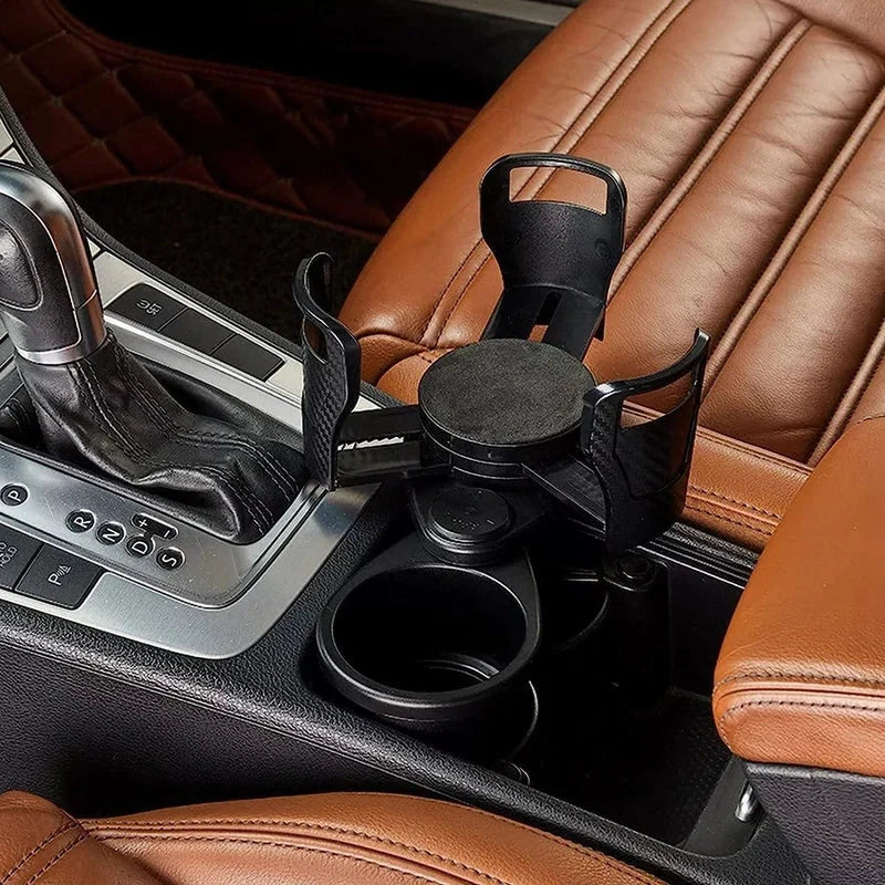 2 in 1 Multifunctional Car Drink Cup Holder Organizer car accessories