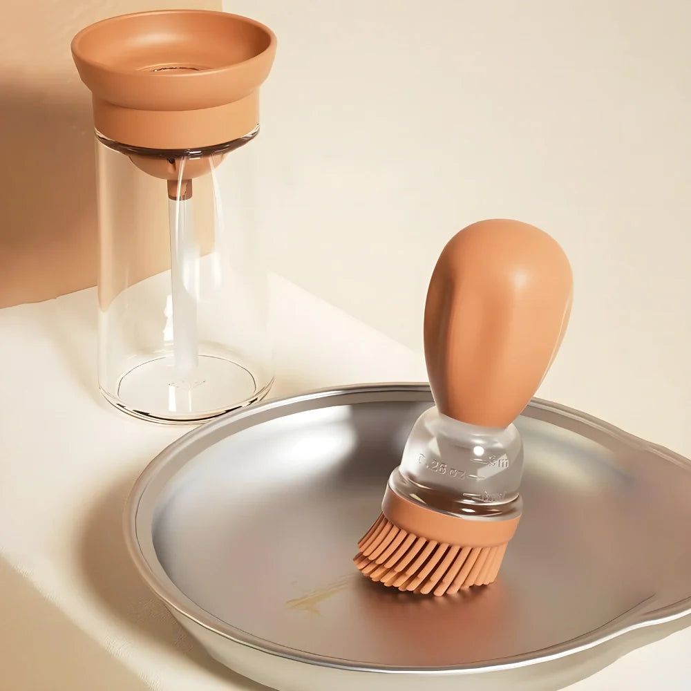 2 in 1 Oil Brush Dispenser
