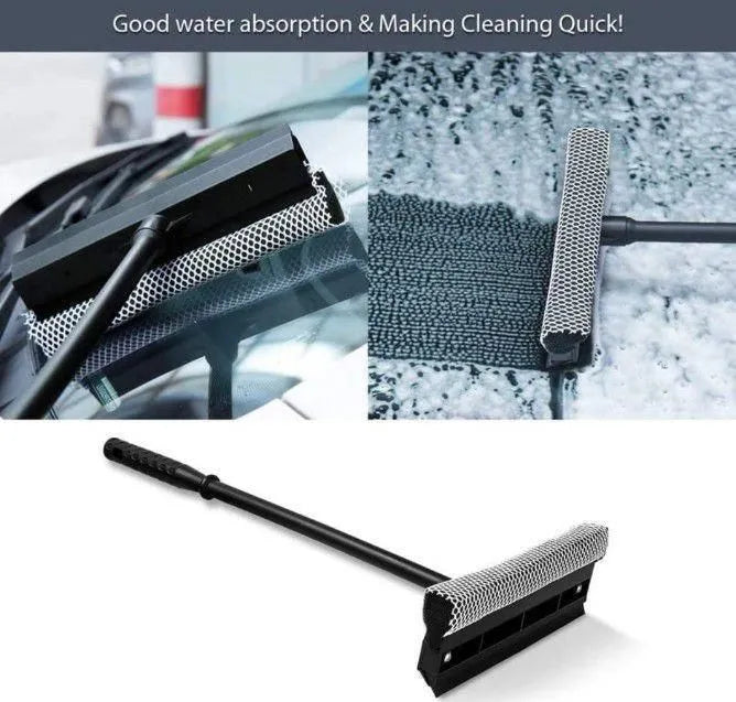 2 in 1 Squeegee and Sponge Cleaning Tool Home Accessories
