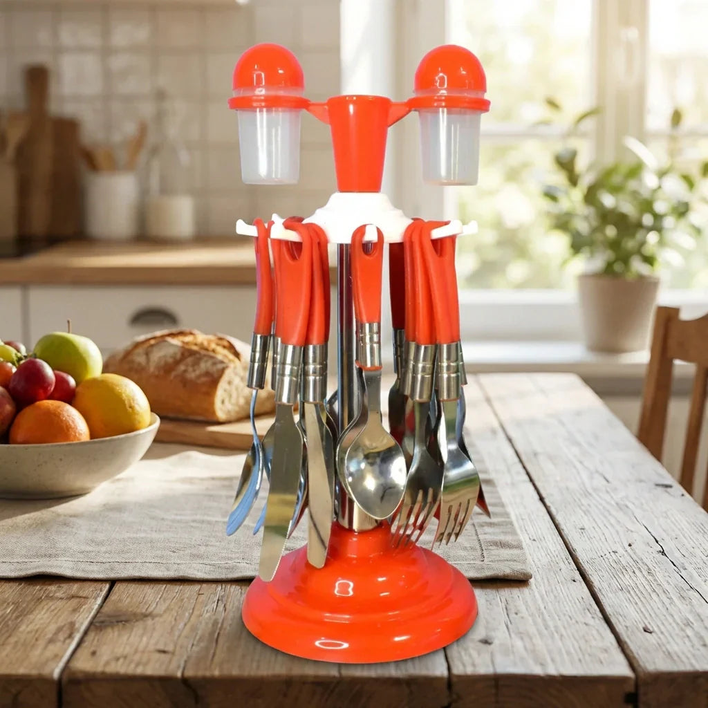 Best 26-piece luxury cutlery set with stand - flatware sets | 2026 | fast shipping