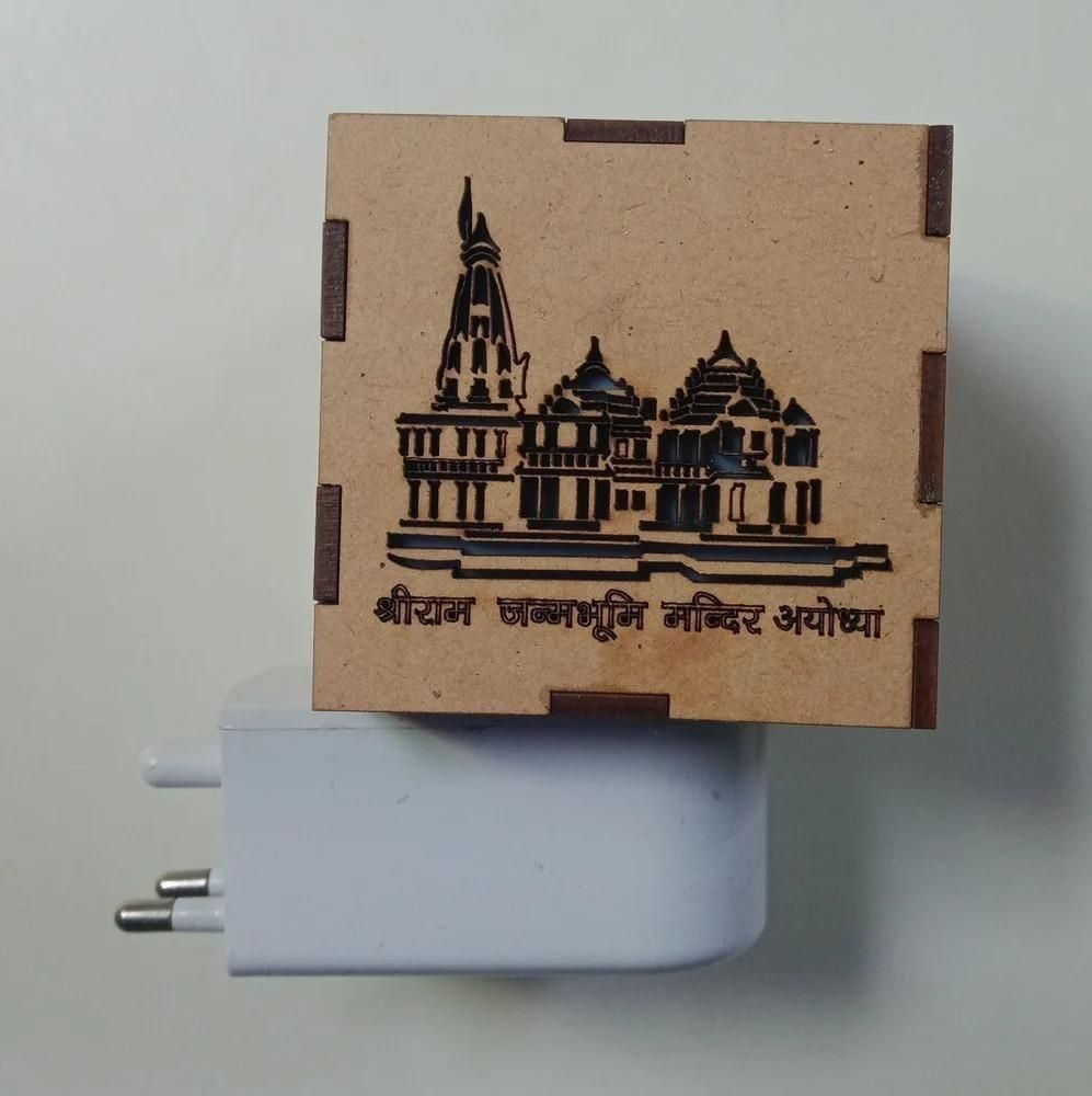3 in 1 Ayodhya Ram Mandir Aroma Burner & Night lamp Aroma Burner