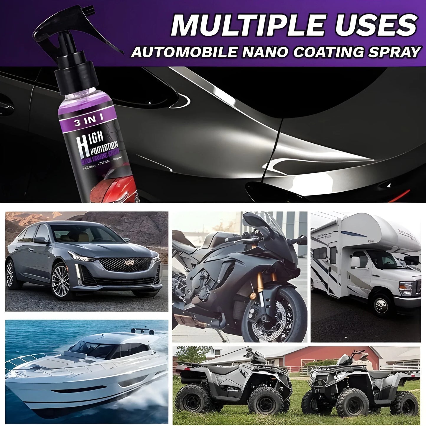 3 in 1 Ceramic Coating Spray