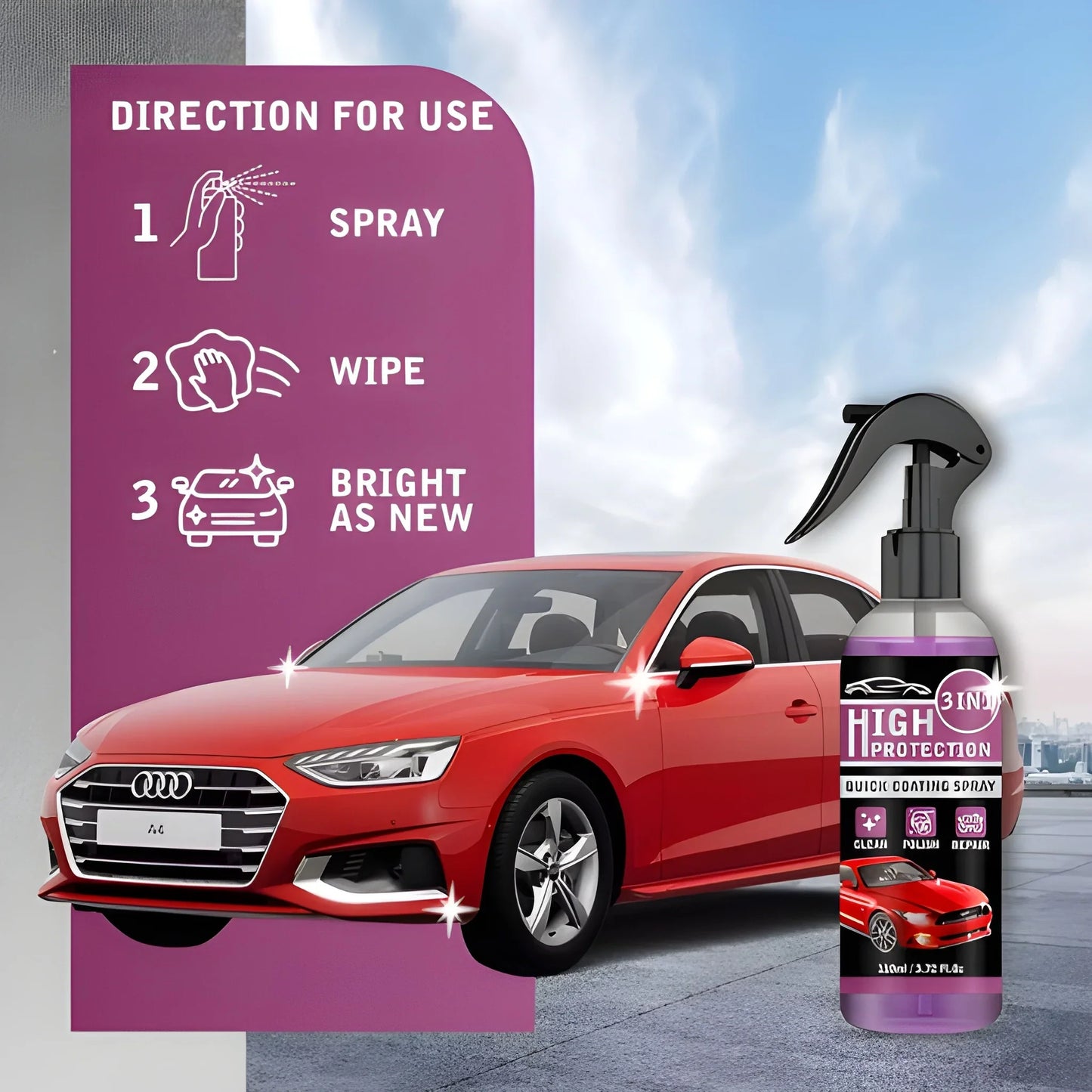 3 in 1 Ceramic Coating Spray