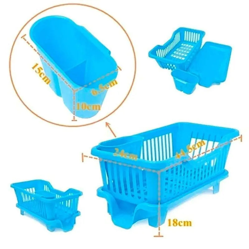 3 in 1 Kitchen Dish Drainer Kitchenware
