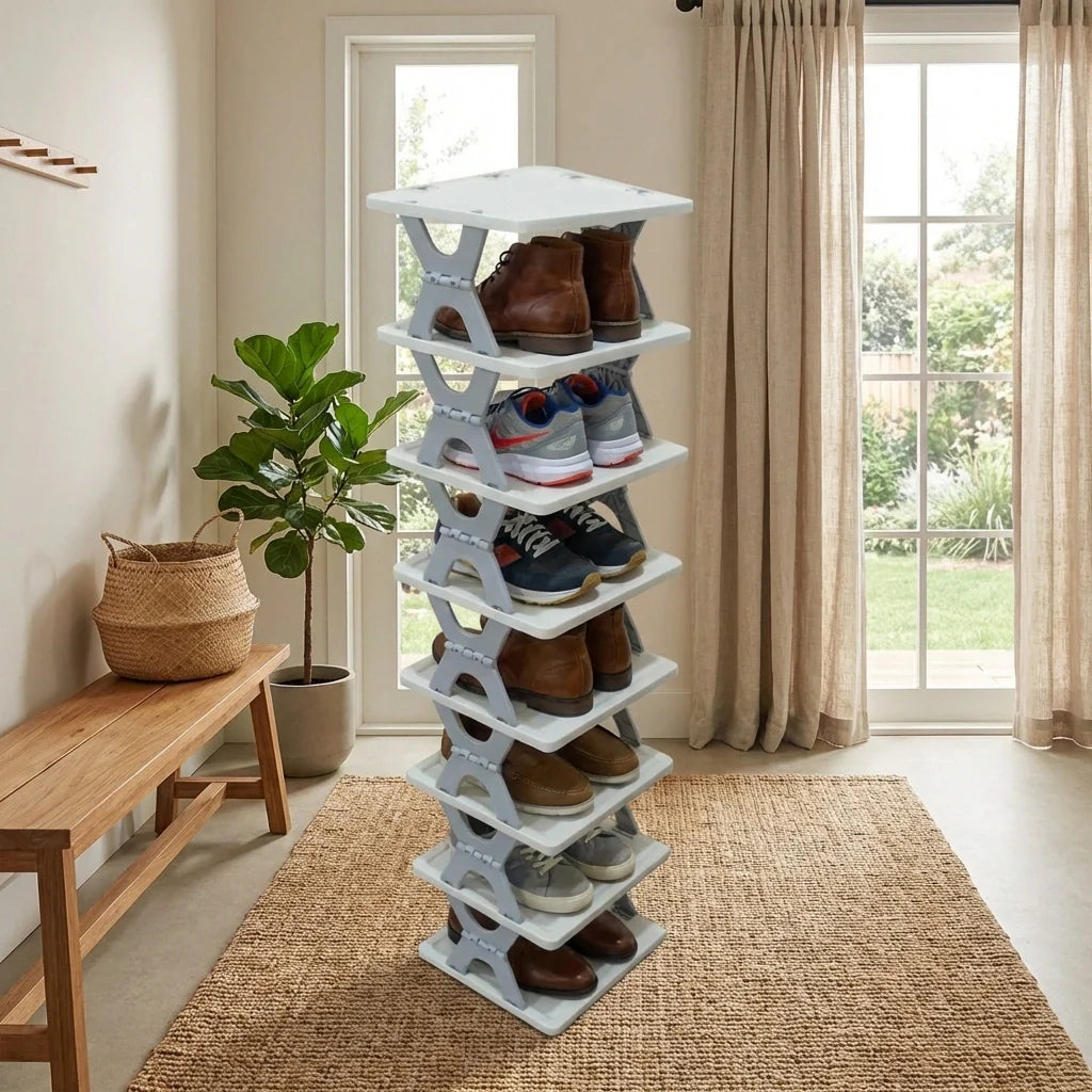 Smart Foldable Shoe Rack Organizer