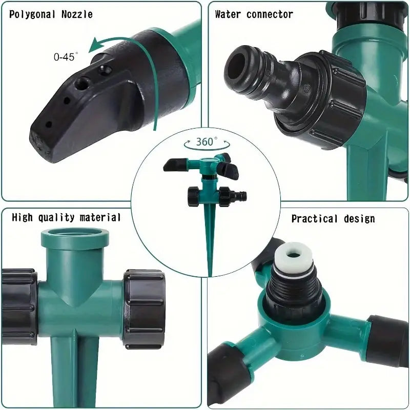 360 Rotating Garden Sprinkler Pack of 2 garden & outdoor