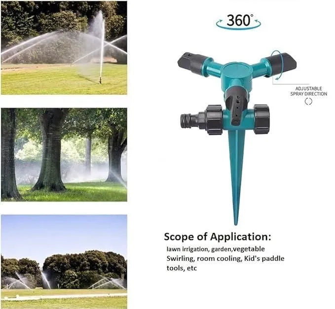 360 Rotating Garden Sprinkler Pack of 2 garden & outdoor