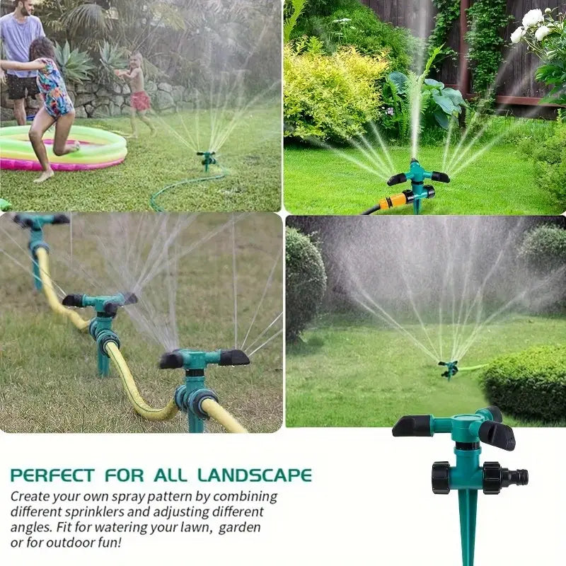 360 Rotating Garden Sprinkler Pack of 2 garden & outdoor