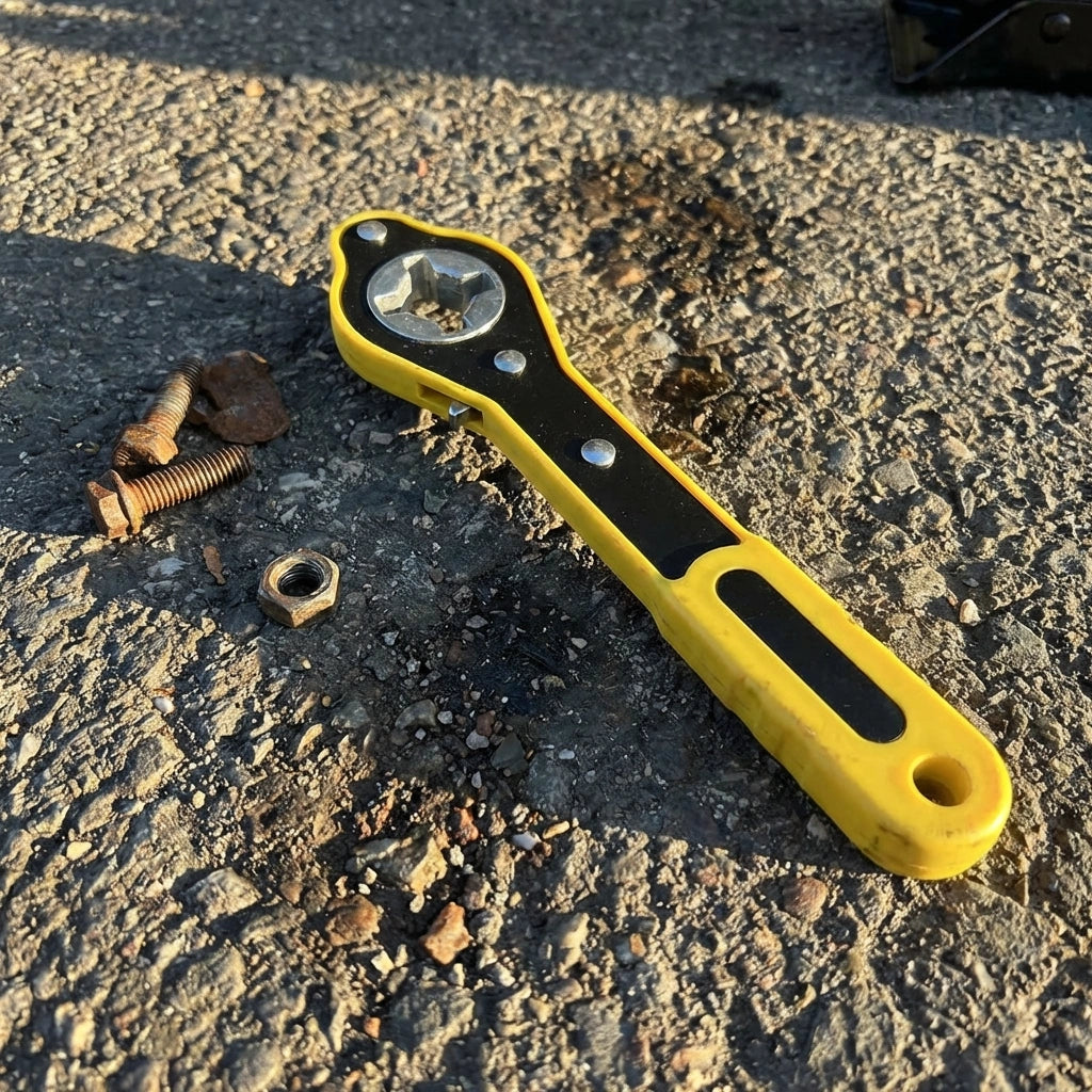 Car Jack Single Sided Open End Wrench
