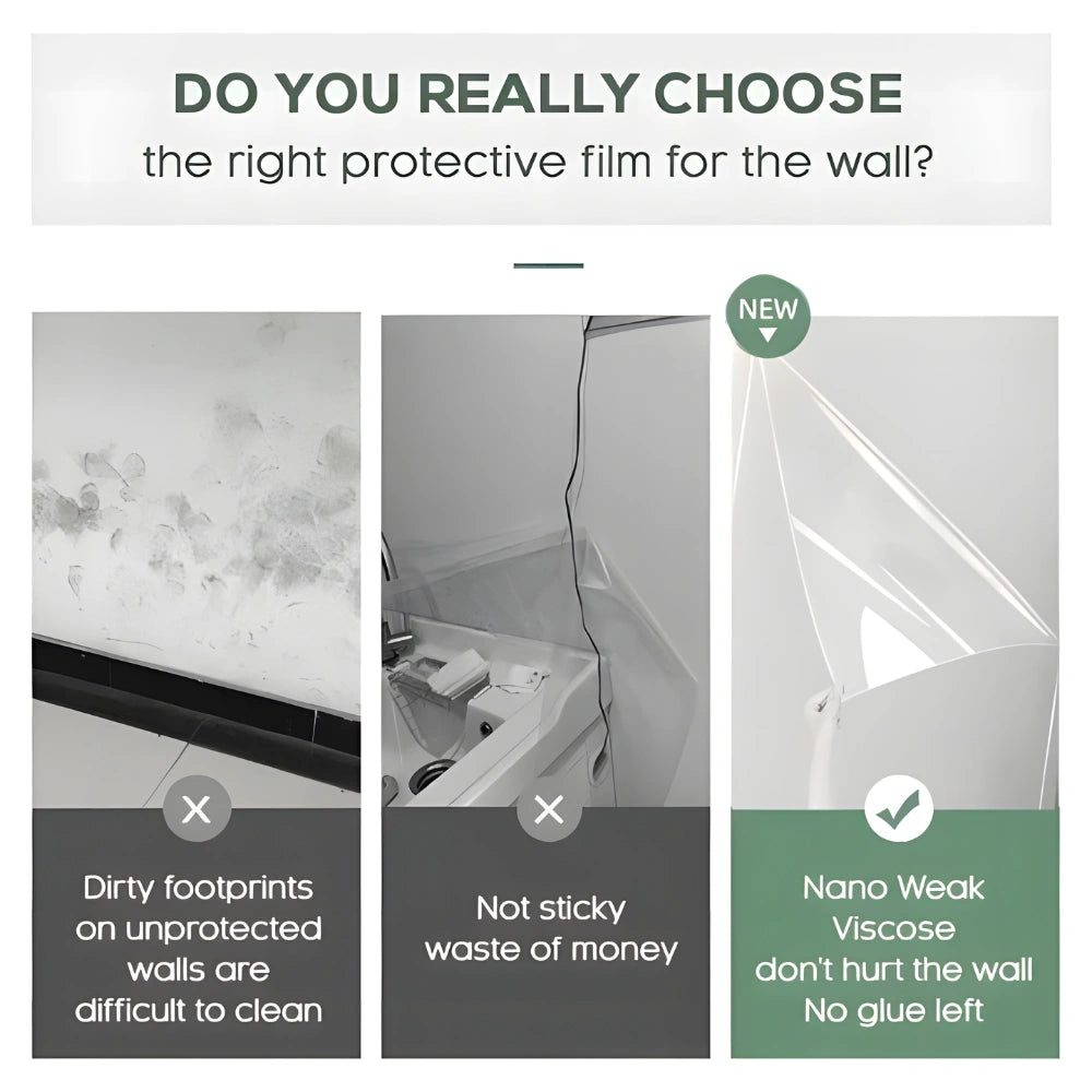 Invisible Self-Adhesive Wall Film