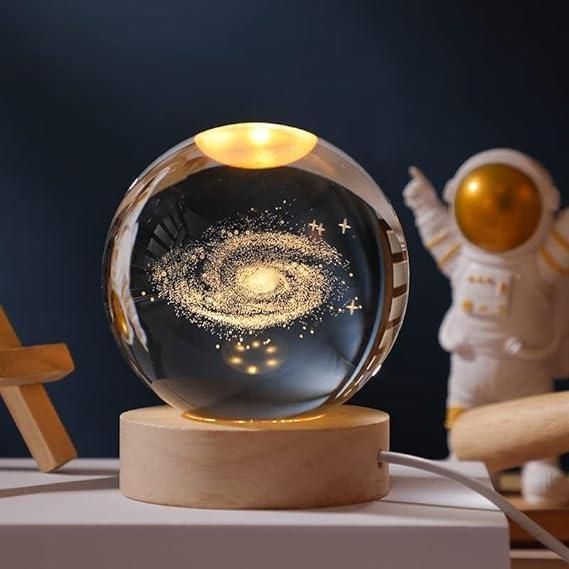 3D Crystal Lamp Ball (Assorted Design) Lamp