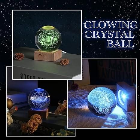 3D Crystal Lamp Ball (Assorted Design) Lamp