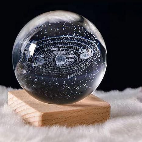3D Crystal Lamp Ball (Assorted Design) Lamp