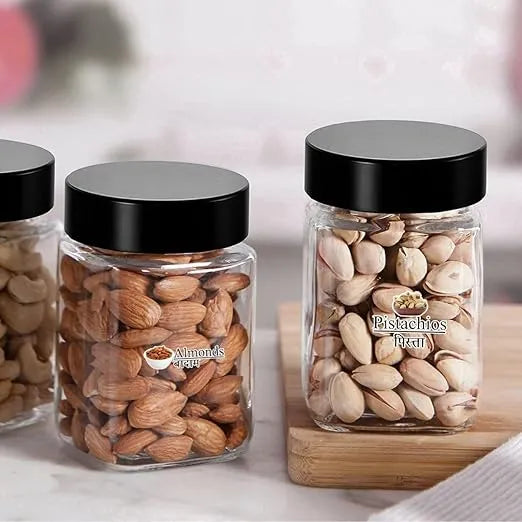 3D Waterproof Kitchen Spice Jar Label Stickers (Pack of 1 60 Stickers) Home & Kitchen