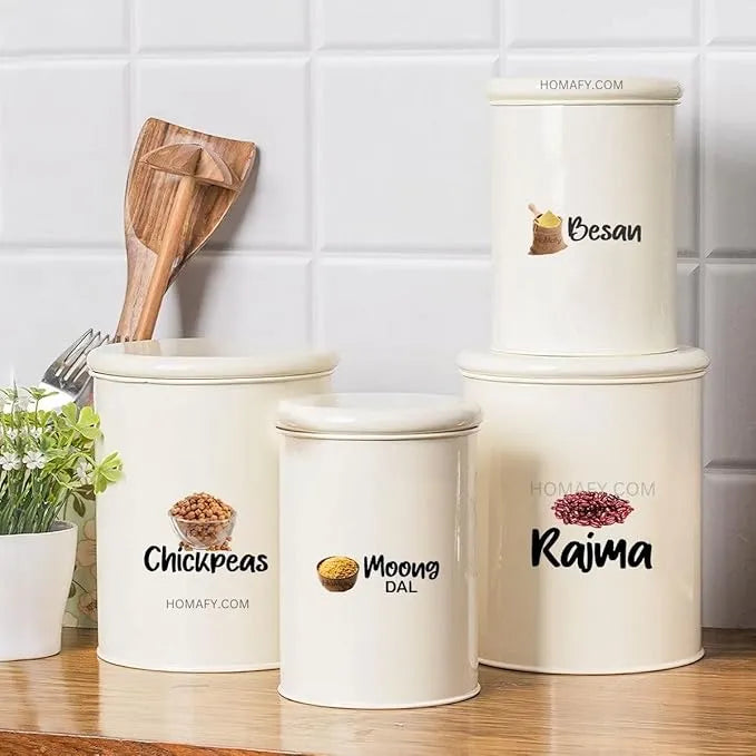 3D Waterproof Kitchen Spice Jar Label Stickers (Pack of 1 60 Stickers) Home & Kitchen