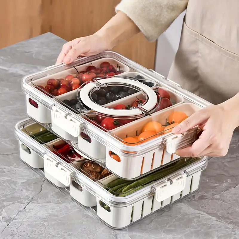 4 Compartment Fridge Storage Home & Kitchen