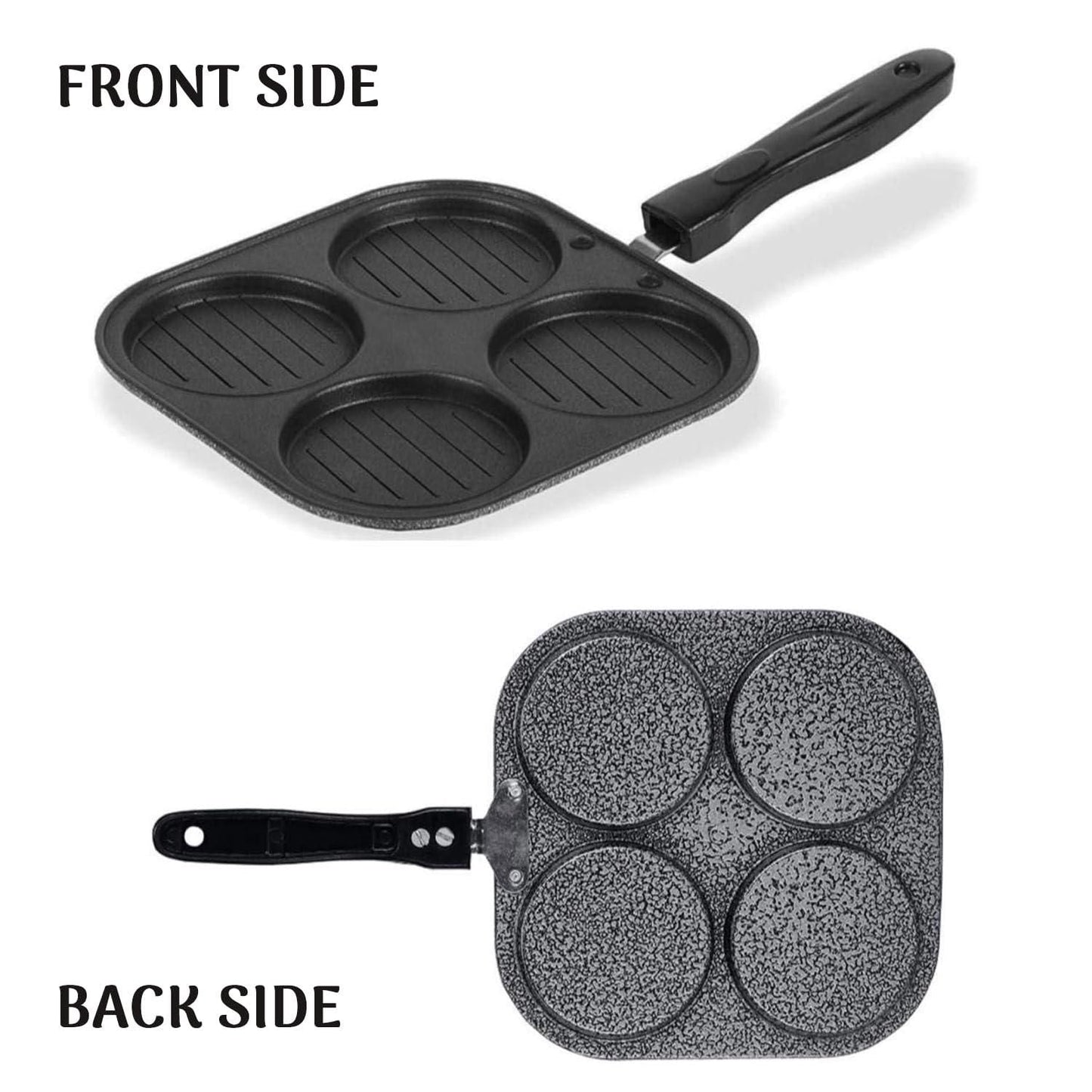 4 Hole Non Stick Pan
