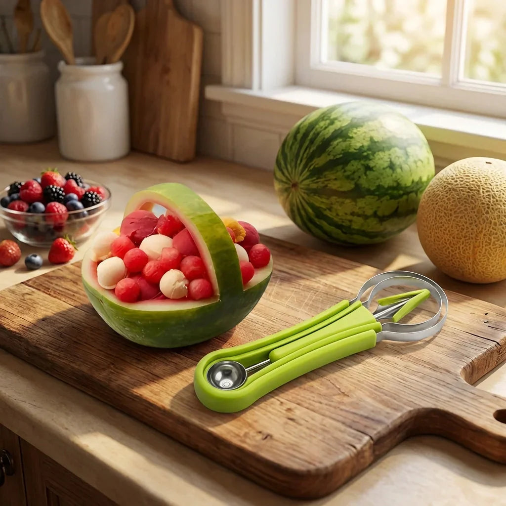 Best 4 in 1 stainless steel melon baller seed remover - home & garden | 2026 | fast shipping