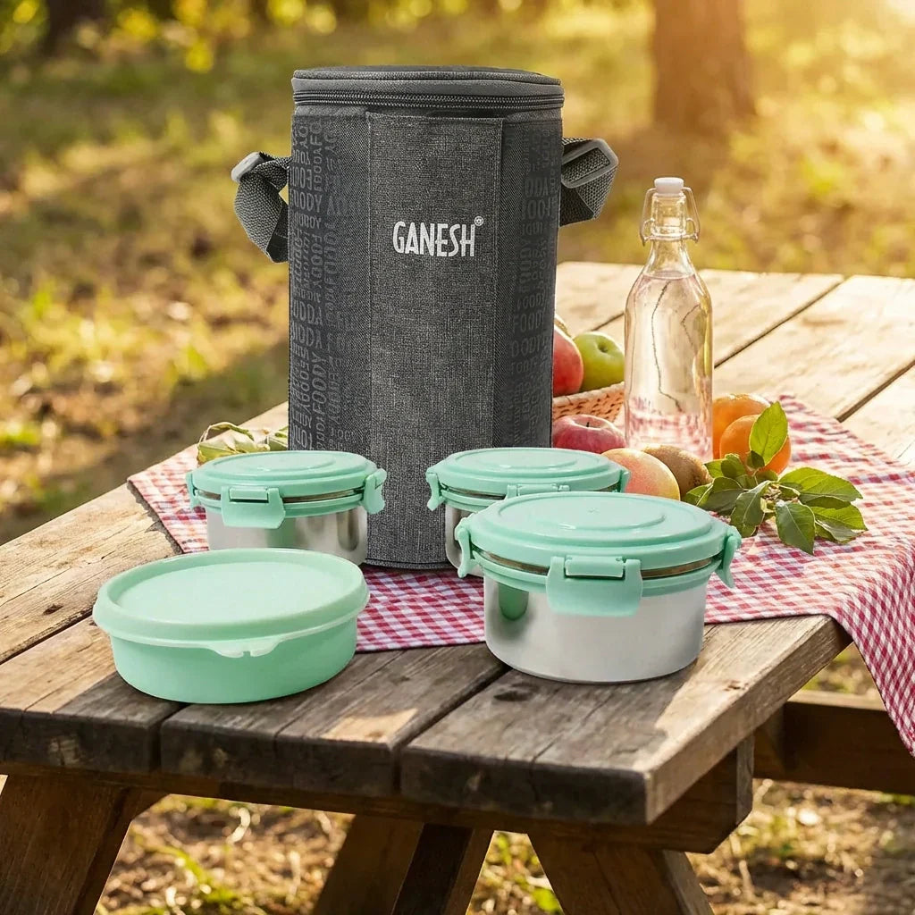 Best 4-in-1 stainless steel tiffin lunch box set - sets | 2026 | fast shipping