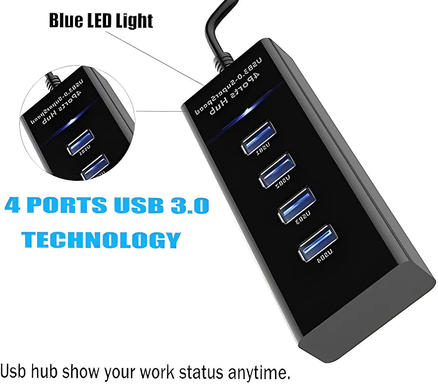 4 Port SuperSpeed USB Hub Electronics