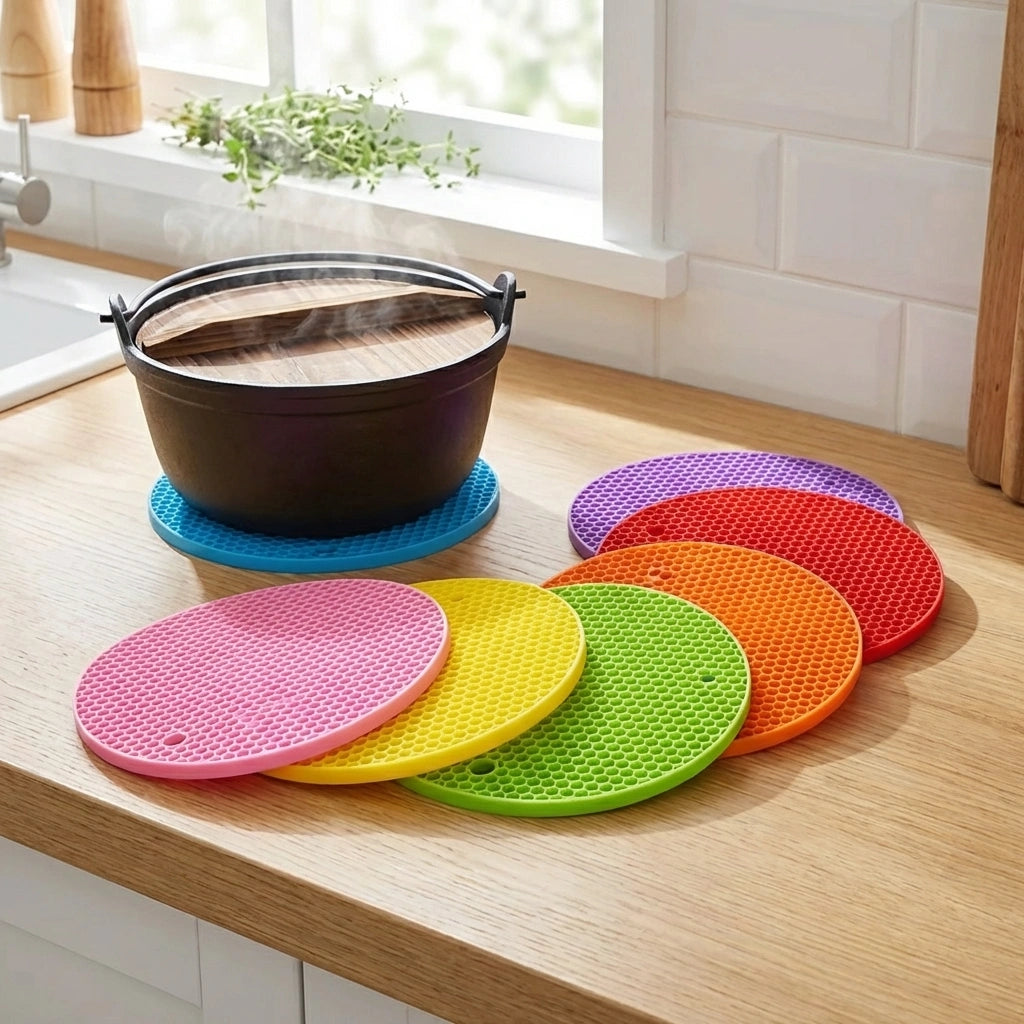 Silicone Heat Resistant Table Mat (Pack of 4)