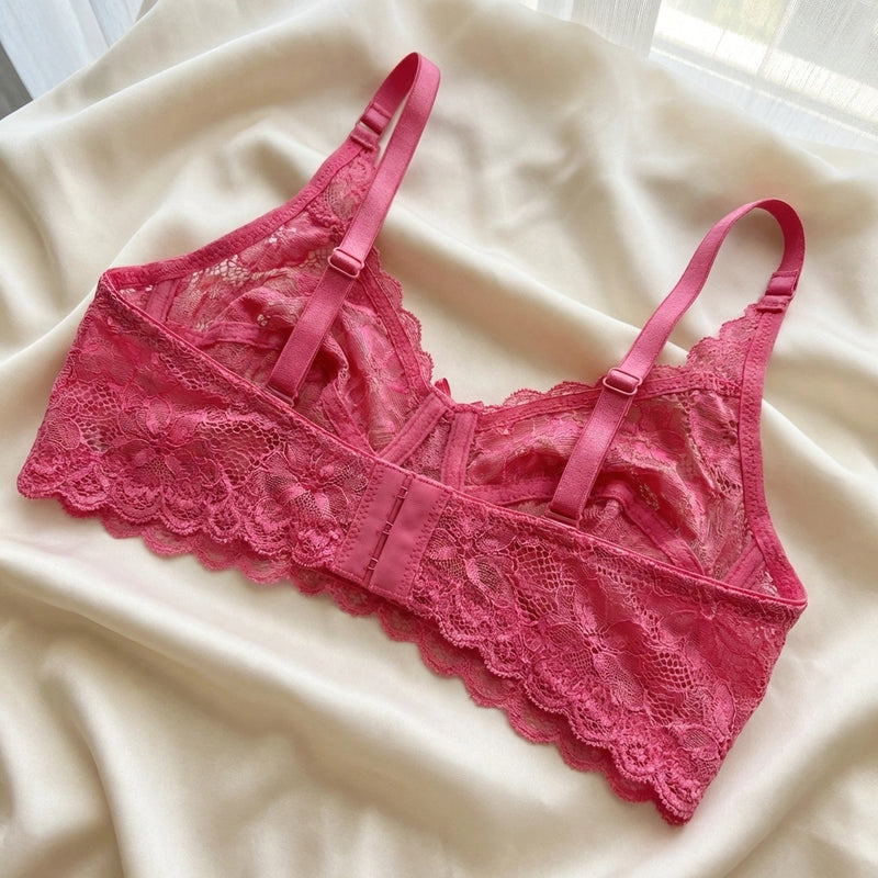 Girls Full Coverage Non-Padded Net Bra (Pack of 2)