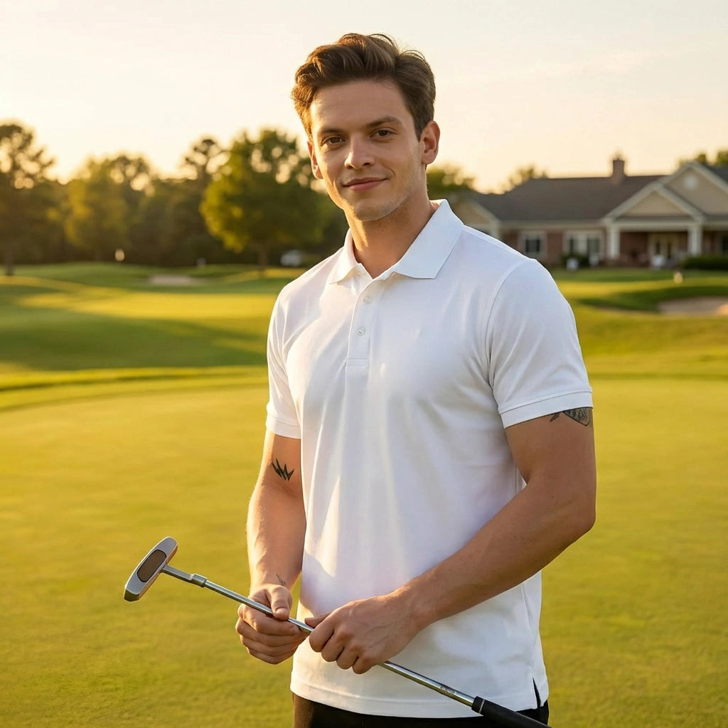 Matte Elegance Polo Tee