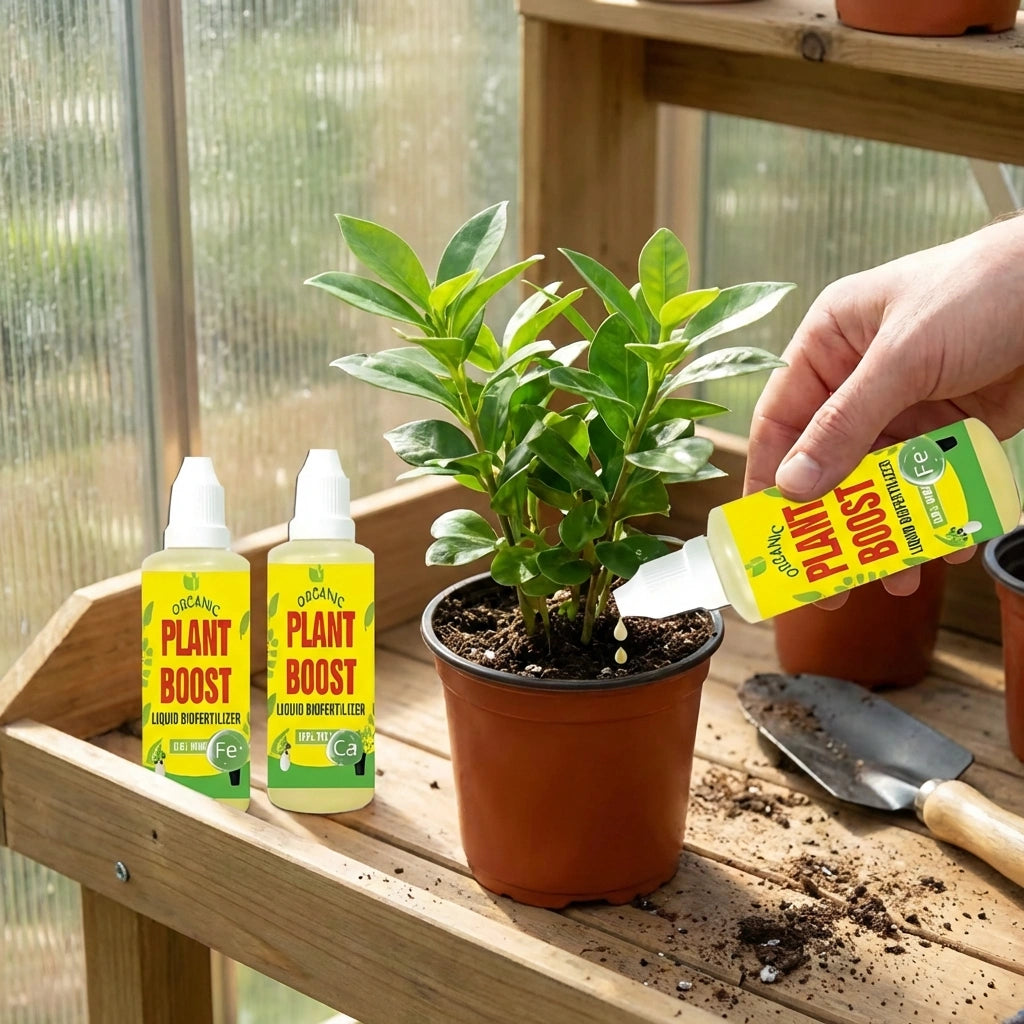 Plant Boost Liquid Biofertilizer for All Crops,Organic (Pack of 4)