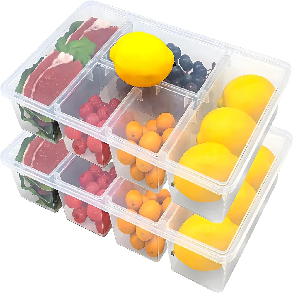 5 Compartment Fridge Organizer Kitchen tool