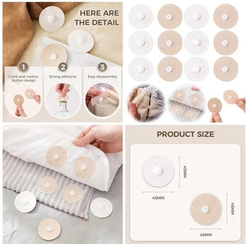 5 Pcs Reusable Multifunctional Buttons Home Accessories
