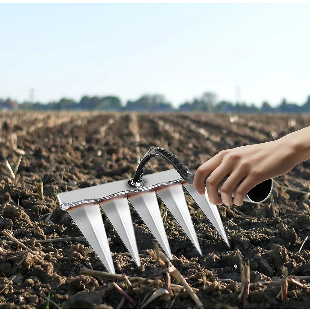 5 Tooth Carbon Steel Weeder