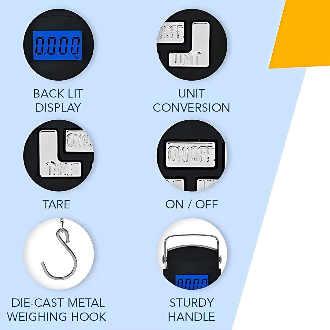 50 Kg Digital LCD Display Weighing Scale Free Size