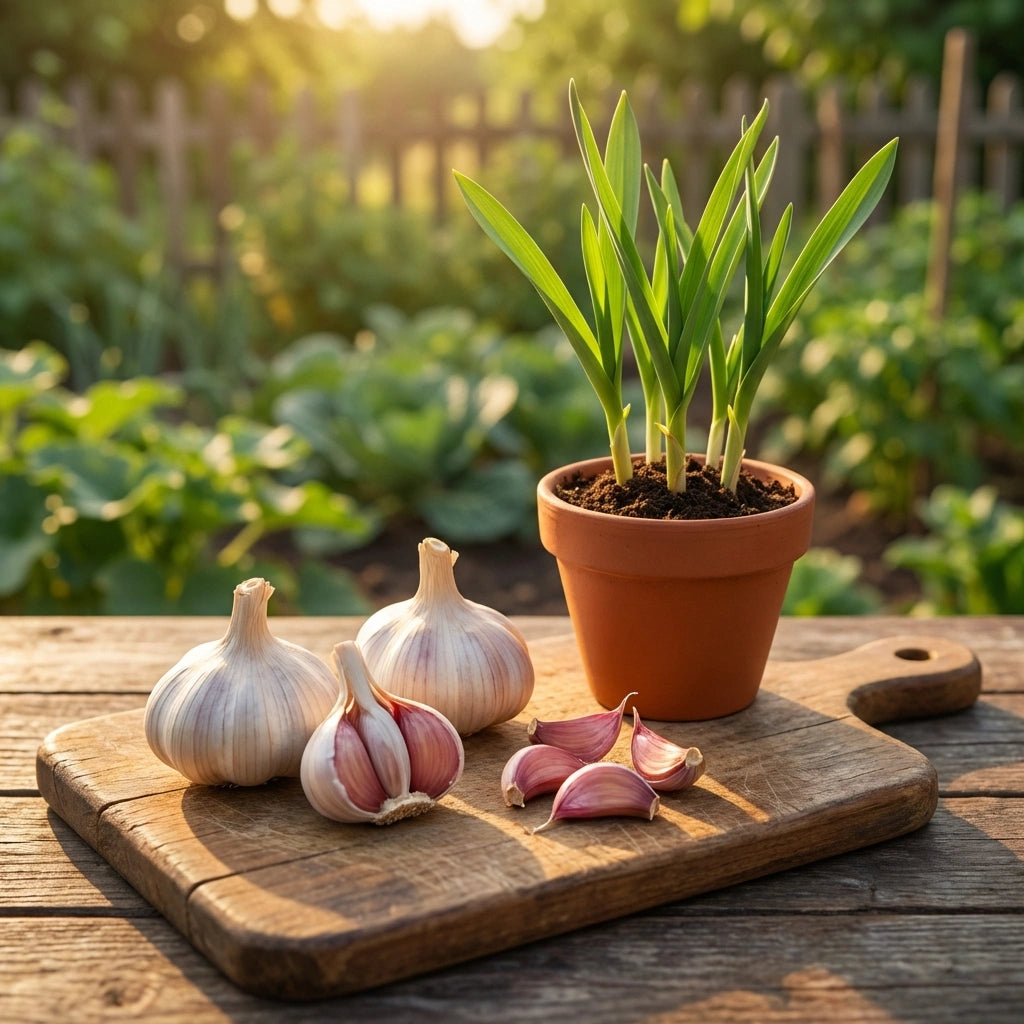 Garlic Seeds with Growth Serum